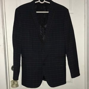 Rock and republic green and black blazer